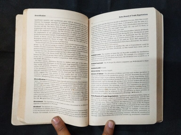 Dictionary Of Economics .