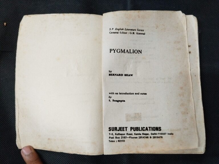 Pygmalion ( Bernard Shaw ) .