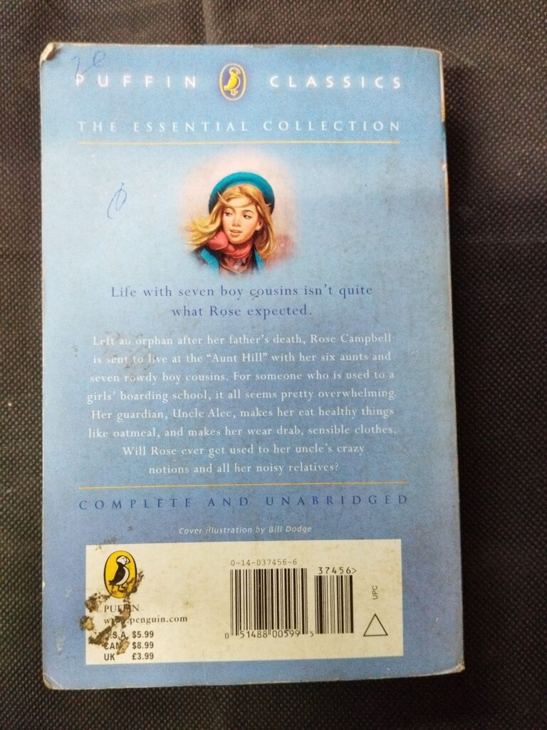 Eight Cousins Or The Aunt Hill ( Louisa May Alcott ) .