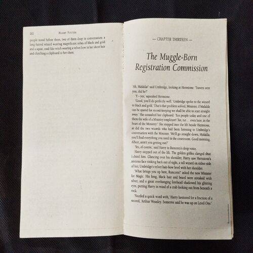 HARRY POTTER And The Deathly Hallows .