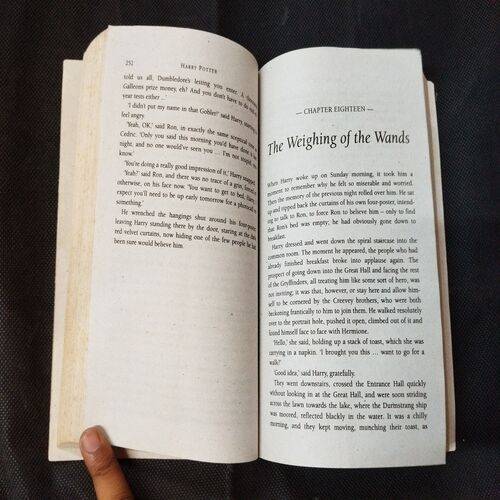HARRY POTTER And The Goblet Of Fire .