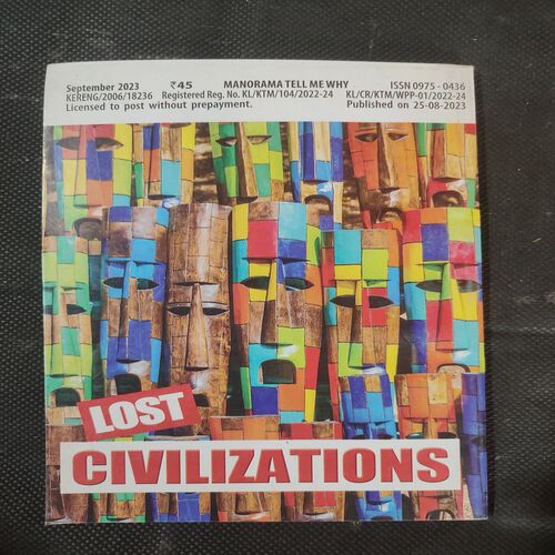 Tell Me Why . Edition :- ( Sept – 2023 , Vol. 17 , No. 09 ) .Front Cover Upper Side Half Cut .