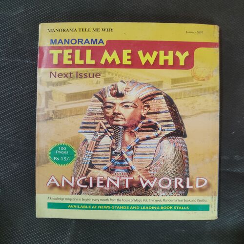 Tell Me Why . Edition :- ( January – 2007 , Vol. 01 , No. 04 ) .