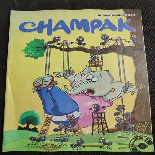 Champak . Edition :- ( September - 2nd - 2015 ).