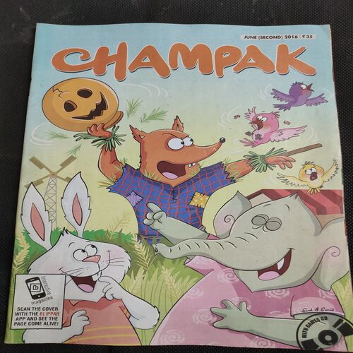 Champak . Edition :- ( June - 2nd - 2016 ).