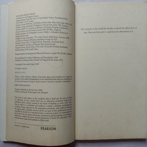 I Too Have A Love Story (Ravinder Singh)