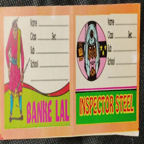 Name plate Stickers