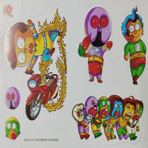 Freebies Superkids Stickers