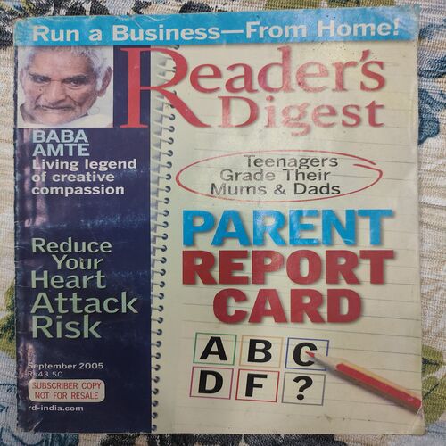 Reader's Digest . Edition :- ( Sept - 2005 ) .