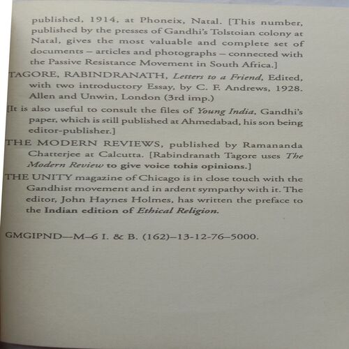 Mahatma Gandhi (By Romain Rolland)