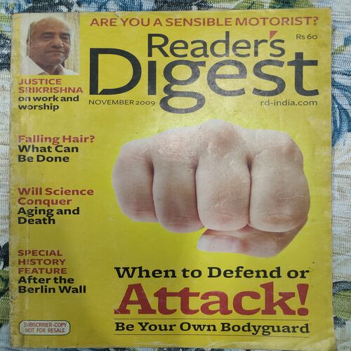 Reader's Digest . Edition :- ( Nov - 2009 ) .