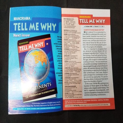 Tell Me Why - 100 Great Scientists ( October 2011 ) .