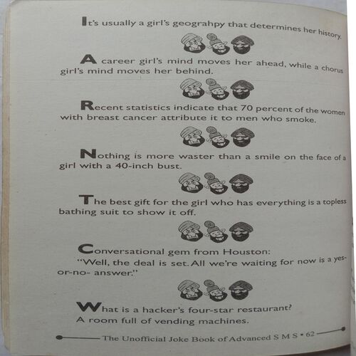 The Unofficial Joke Book Of Advanced SMS