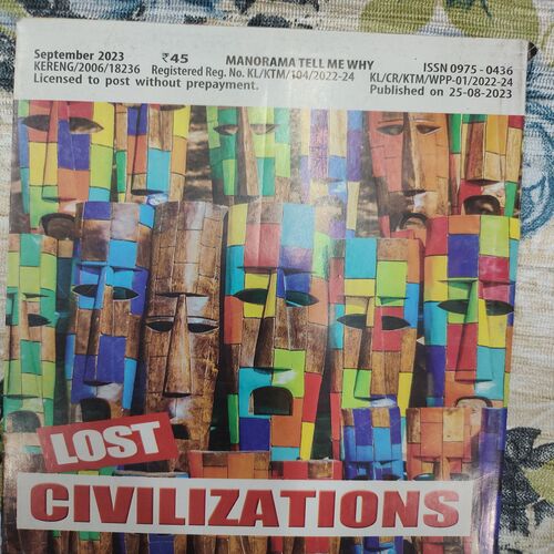 Tell Me Why . Edition :- ( Sept - 2023 , Vol. 17 , No. 09 ). Front Cover Upper Side Cut .