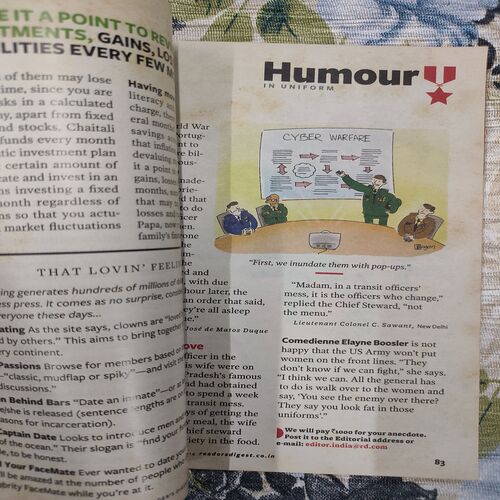 Reader's Digest . Edition :- ( January - 2014 ) .