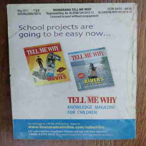 TELL ME WHY (No. 80 , Indua's National Parks )