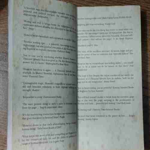 A Thousand Splendid Suns ( The Kite Runner )