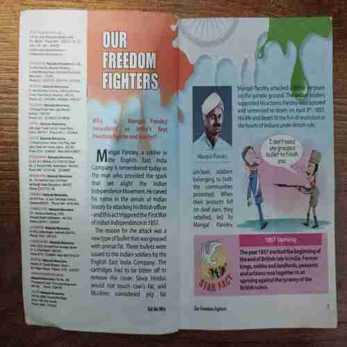 TELL ME WHY (No. 83 , Our Freedom Fighters )