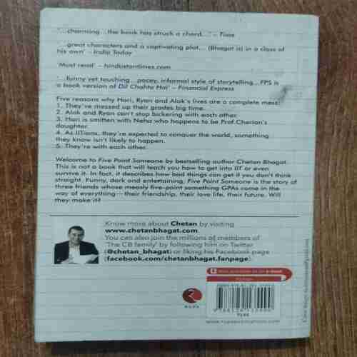 Five Point Someone ( Chetan Bhagat )