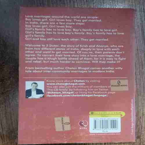 2 States , The Story Of My Marriage ( Chetan Bhagat )