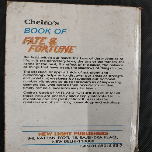 Cheiro's Book Of Fate & Fortune .