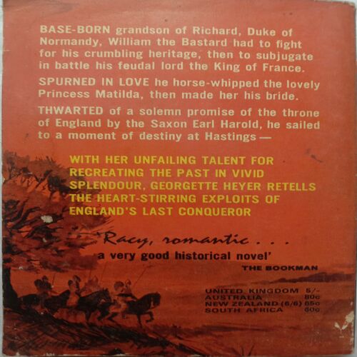 The Conqueror (By Georgette Heyer)