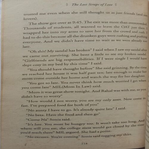 The Lost Scraps Of Love (By Nipun Ranjan)