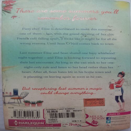 Suddenly Lost Summer (By Sarah Morgan)