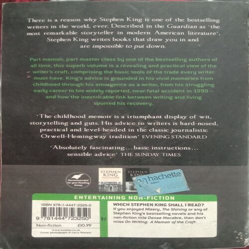 On Writing (By Stephen King)