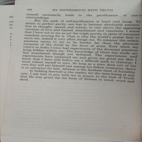 An Autobiography Or The Story Of My Experiments With Truth (By M.K. Gandhi)