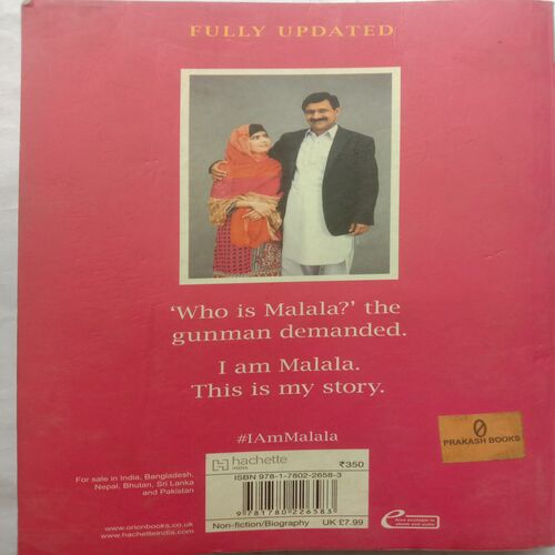 I Am Malala (By Malala Yousafzai)