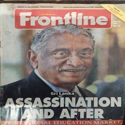 Frontline - Assassination And After ( 9 September 2005 ) .