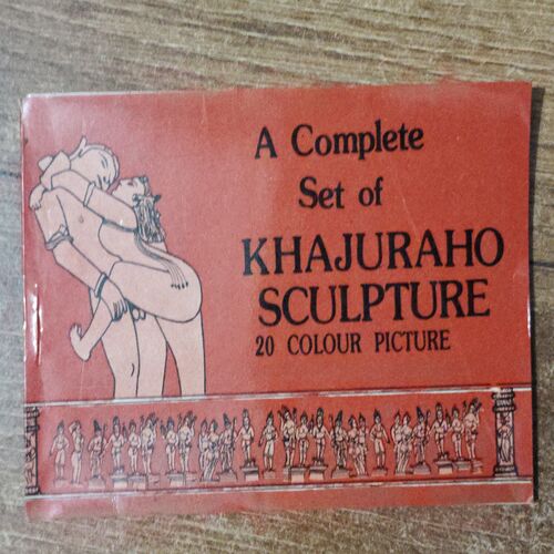 A Complete Set of Khajuraho Suclpture 20 Colour Picture