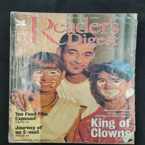 Reader’s Digest . Edition :- ( Aug - 2000 ) .