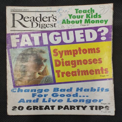 Reader’s Digest . Edition :- ( Sept - 2001 ) .