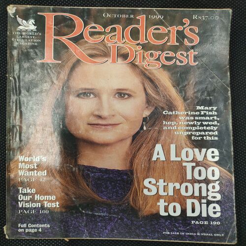 Reader’s Digest . Edition :- ( Oct - 1999 ) .
