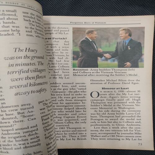 Reader’s Digest . Edition :- ( April - 2001 ) .