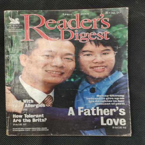 Reader’s Digest . Edition :- ( April - 2001 ) .