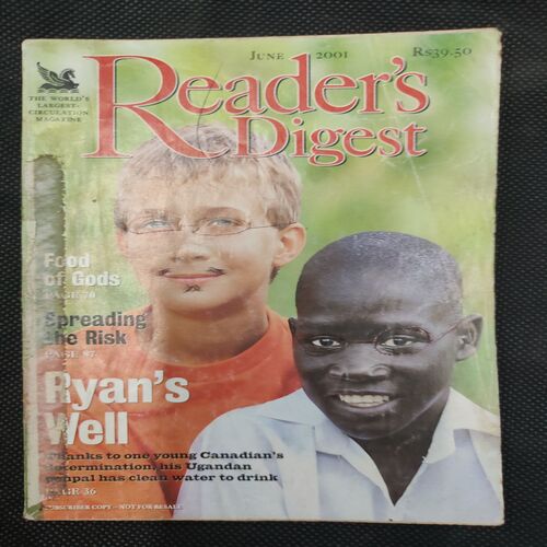 Reader’s Digest . Edition :- ( June - 2001 ) .