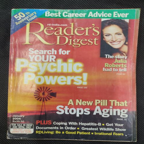 Reader’s Digest . Edition :- ( January - 2004 ) .