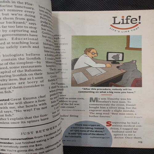 Reader’s Digest . Edition :- ( May - 2010 ) .