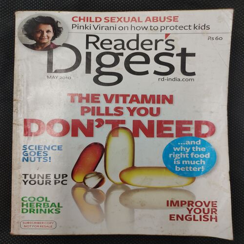 Reader’s Digest . Edition :- ( May - 2010 ) .