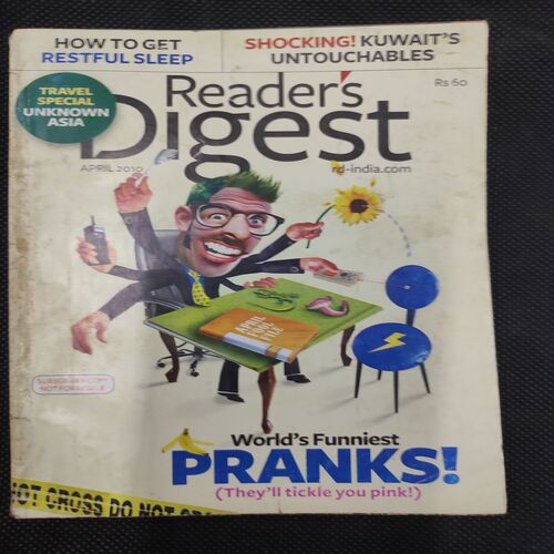 Reader’s Digest . Edition :- ( April - 2010 ) .