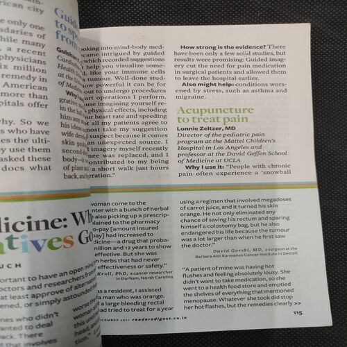 Reader’s Digest . Edition :- ( Dec - 2011 ) .