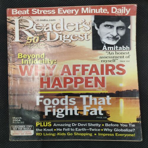 Reader’s Digest . Edition :- ( March - 2004 ) .