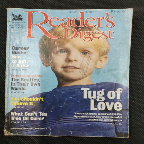 Reader’s Digest . Edition :- ( May - 2001 ) .