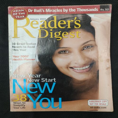 Reader’s Digest . Edition :- ( January  - 2007 ) .