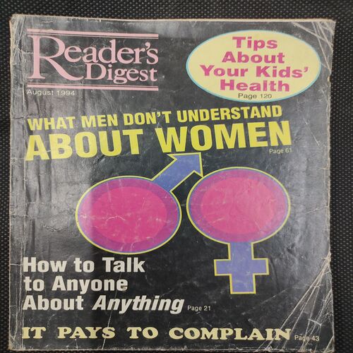 Reader’s Digest . Edition :- ( Aug - 1994 ) .