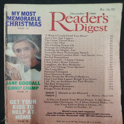 Reader’s Digest . Edition :- ( Dec - 1990 ) .