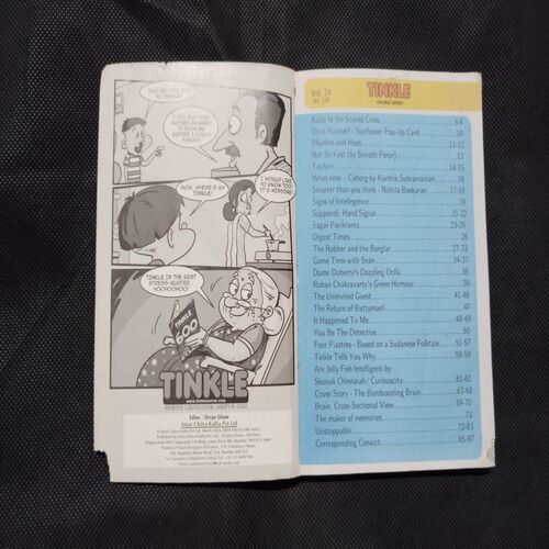 TINKLE (DOUBLE DIGEST NO.129) (BACK COVER MESSING)